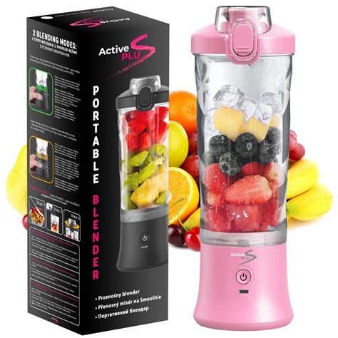 ActivePlus przenośny turystyczny bezprzewodowy blender kielichowy 600ML