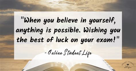 Encouraging Quotes For Taking A Test
