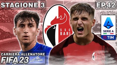 Iz Back Carriera Allenatore Fifa Gameplay Ita Bari Youtube