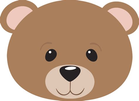 Ilustra O De Cabe A De Urso Dos Desenhos Animados Vetor No