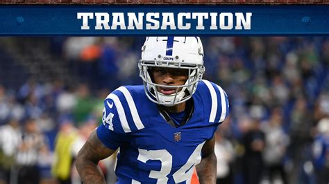 Colts Place Cb Isaiah Rodgers Sr On Injured Reserve Sign Cb Darrell