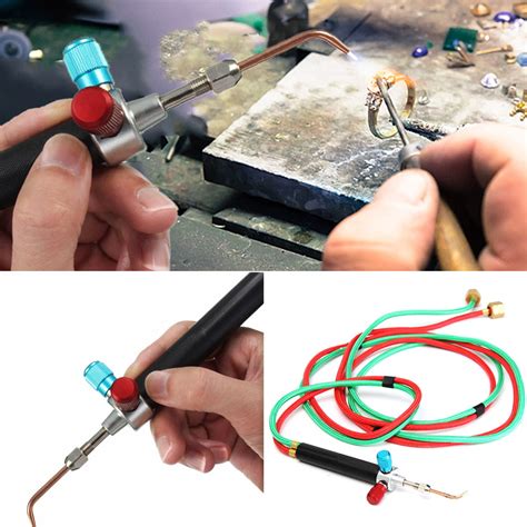 Oxygen Welding Little Torch Oxygen Acetylene Welding Kit Platinum Jeweller Micro Mini Torch Gas