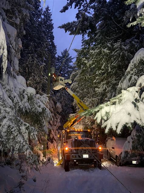 BC Hydro On Twitter On Saturna Island Crews Were Able To Make