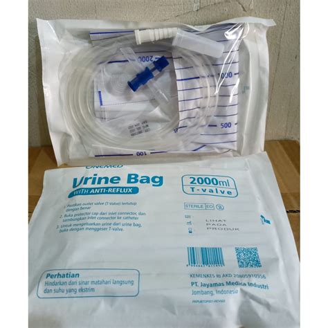 Jual Urine Bag Liter Kantong Kencing Urin Bag Onemed Shopee Indonesia