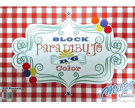 Block De Dibujo N6 Mil28 20 Hojas Color MercadoLibre