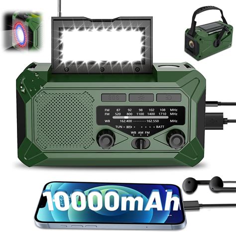 Radio M T O D Urgence Manivelle Avec Batterie De Secours De