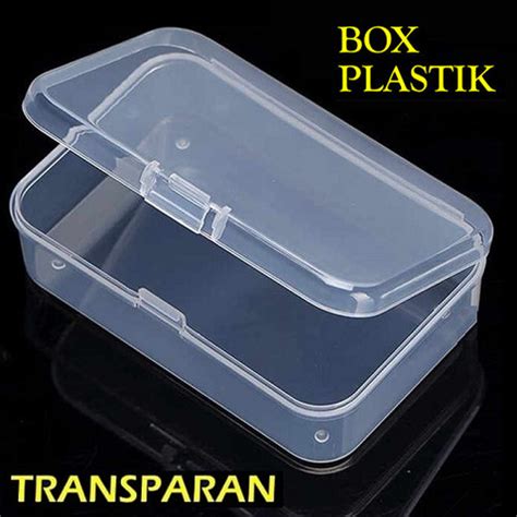 Jual Box Plastik Kotak Plastik Transparan 110x75x30mm Holder Putih