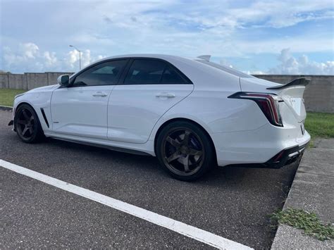 19 Staggered Bc Forged Tr50 On 2022 Cadillac Ct4v Blackwing Element Wheels