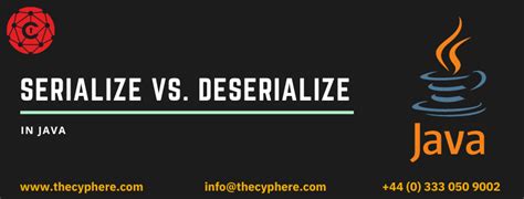 Serialize Vs Deserialize Java Deserialization Examples