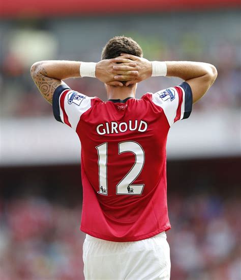 Giroud Throws The Fans His Shirt Then Has To Ask For It Back