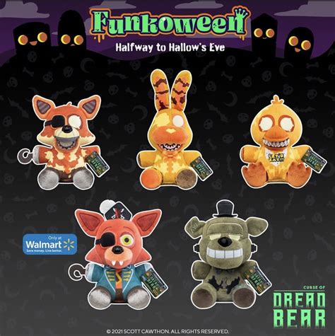 Funko Five Nights At Freddy S Curse Of Dreadbear Plush Collection Set