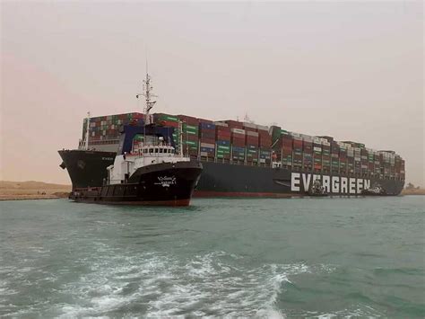 Suez Canal Traffic Blocked After Massive Ship Runs Aground Npr