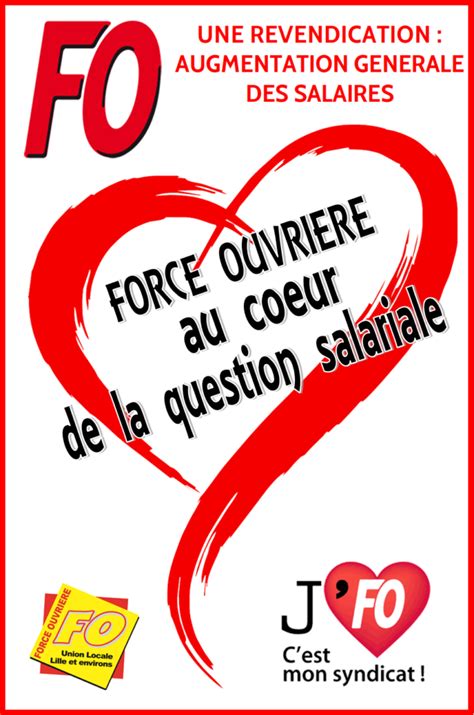 Nos affiches Union Locale Force Ouvrière de Lille