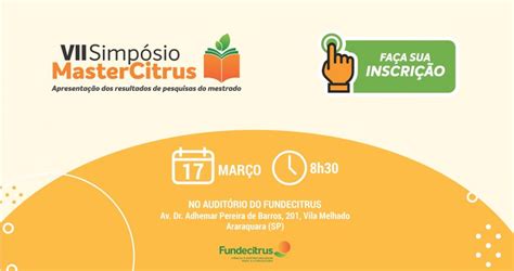 Simp Sio Mastercitrus Traz Resultados De Pesquisas Do Curso De Mestrado