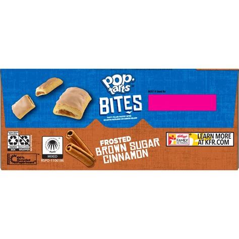 Kellogg S Pop Tarts Bites Tasty Filled Pastry Bites Frosted Brown Sugar