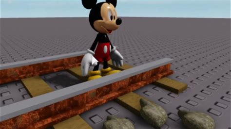 Mickey On A Railway Picking Up Stones Youtube