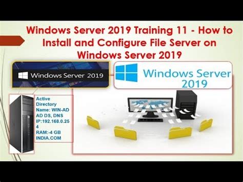 Windows Server Training How To Install And Configure File