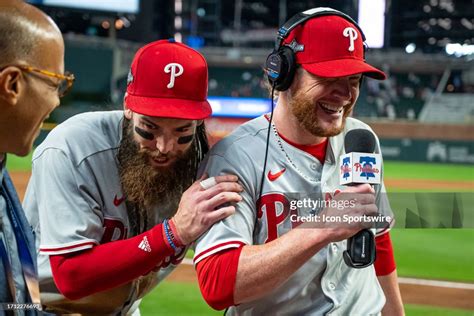 Philadelphia Phillies Center Fielder Brandon Marsh Messes With News