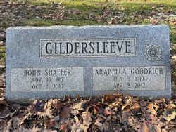 John Shaffer Gildersleeve M Morial Find A Grave