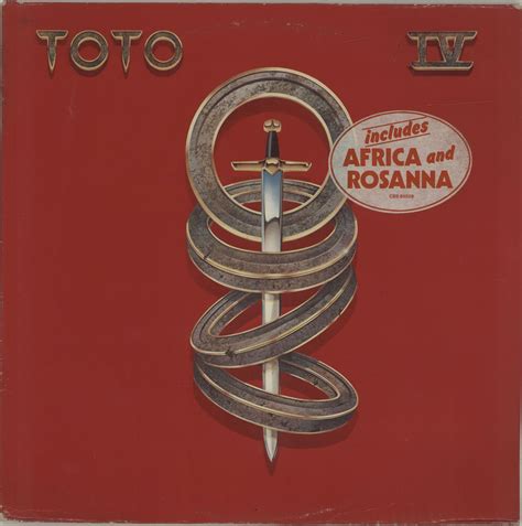 Toto Toto Iv Hype Stickered Dutch Vinyl Lp —