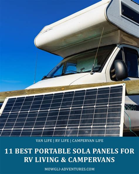 Best Portable Solar Panels For RV Living Campervans In 2023