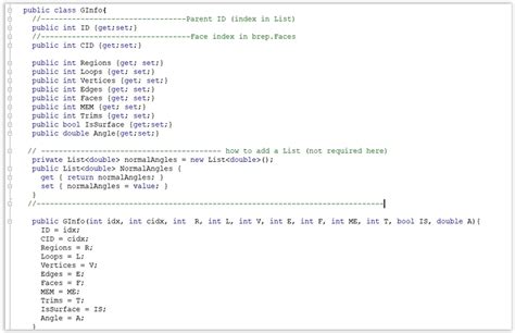 Gh C Filtering A Set Of Brep Faces Using Conditional Statements Grasshopper Developer