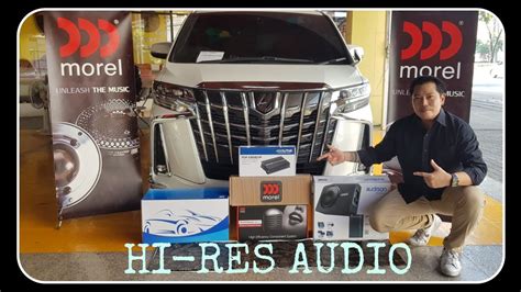 TOYOTA Alphard HI RES AUDIO Morel Virtus Maximus 602 V 2 PDP E800