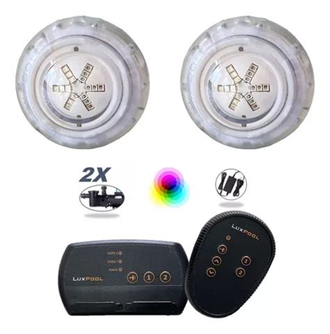 Kit Led W P Piscina Comando Rgb Sa Das Auxiliares