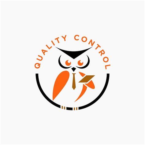 Premium Vector | Quality control logo vector illustration