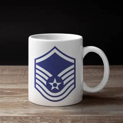 Master Sergeant Air Force Rank Coffee Mug Mugs Heaven Heaven Of Mugs