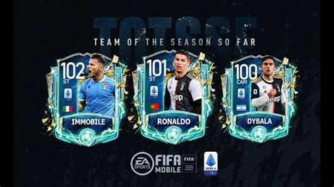 Serie A Totssf Players Are Here Fifa Mobile 20 Youtube