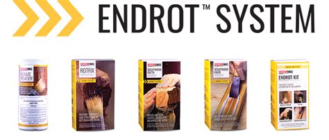 Endrot Wood Repair And Restoration Kit System Three Resins