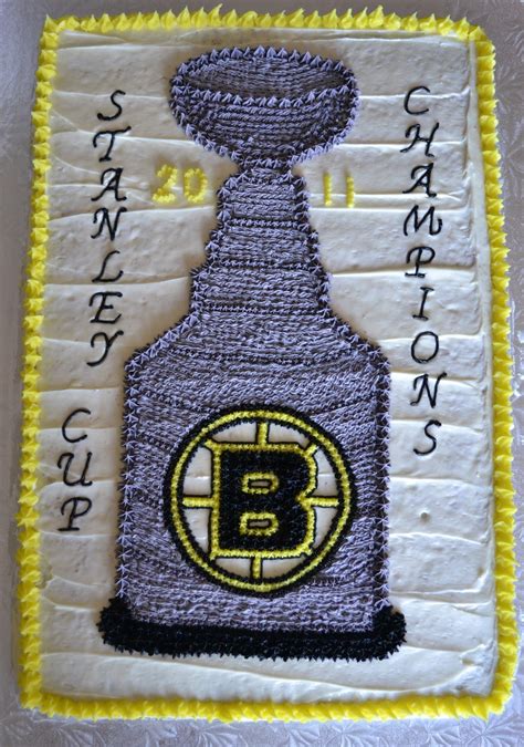 SLICE OF LIFE: Boston Bruins Stanley Cup Cake!