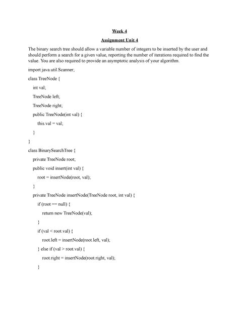 Week 4 Data Structures Proctored Course CS 3303 CS 3303