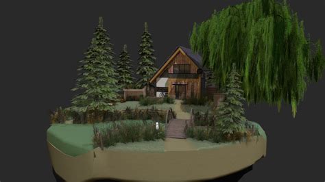 Dae Diorama Eco House D Model By Maxime Noffels B B Sketchfab