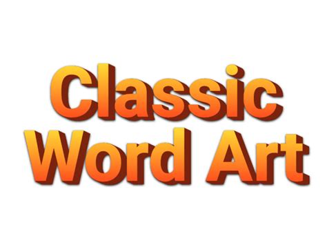 Classic Word Art Text Effect · InkPx