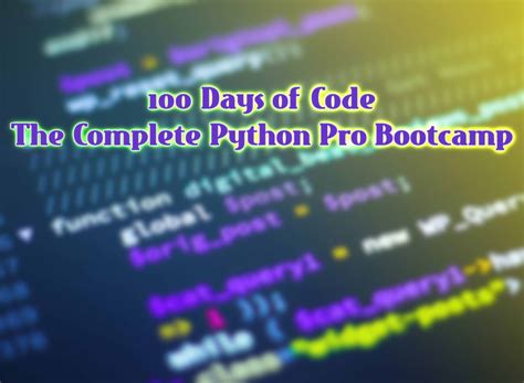 Days Of Code The Complete Python Pro Bootcamp Dr Angela Yu