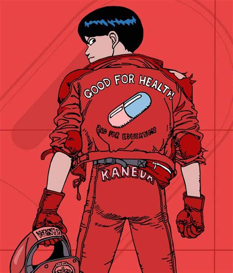 Good For Health Bad For Education Pill Kaneda Akira Jacket - Jackets Creator