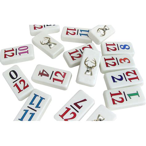 Professional Size Numeral 12 Dominoes