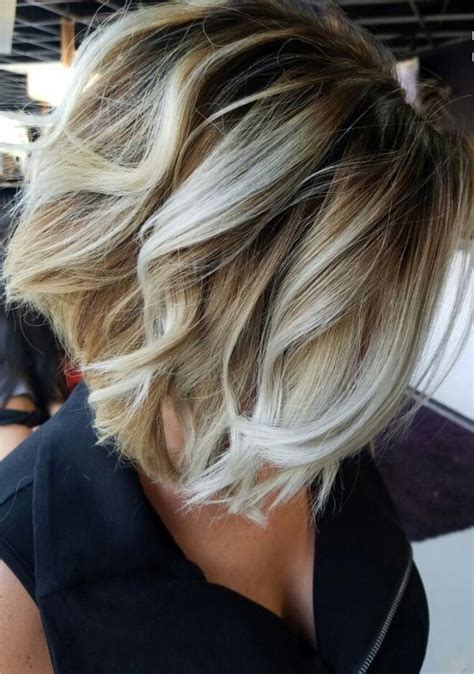 Fabulous Balayage Blonde Bob