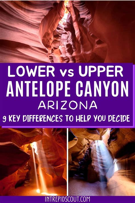 LOWER vs UPPER Antelope Canyon (9 Key Differences to Help You Decide) • Intrepid Scout