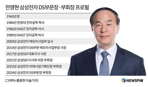 프로필 전영현 삼성전자 Ds부문장부회장 네이트 뉴스