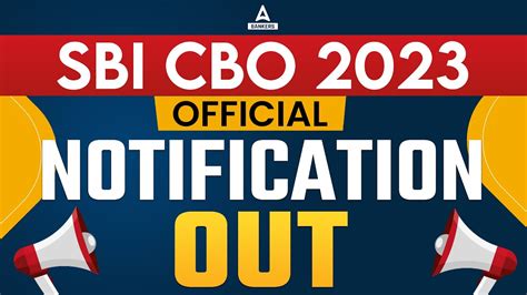 Sbi Cbo Official Notification Out Sbi Cbo Notification