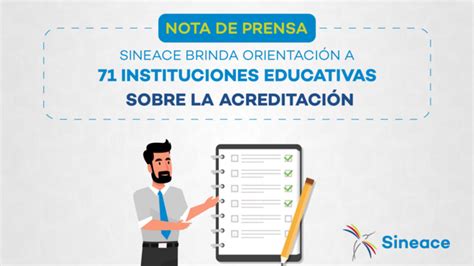 Sineace Brinda Orientaci N A Instituciones Educativas Sobre Las