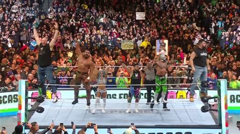 Rey Mysterio Andrade Defeat Santos Escobar Dominik Mysterio At