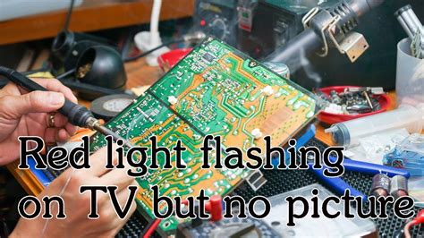 Red Light Flashing On Tv But No Picture Samsung Led Television Repair