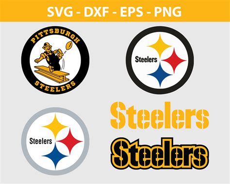 Pittsburgh Steelers Football Bundle Logo Svg For Cutting With Cricut