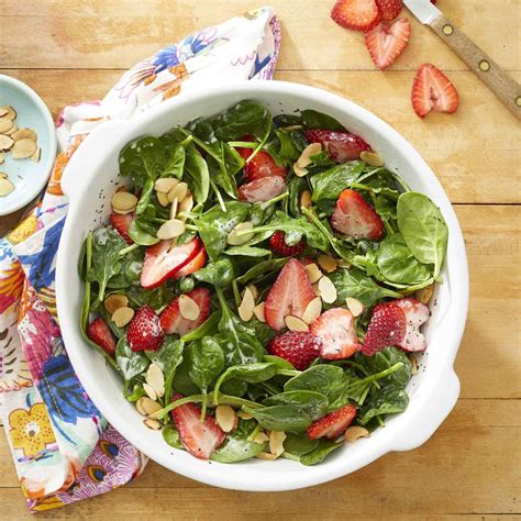 Spinach Strawberry Salad With Poppy Seed Dressing Recipe Eatingwell