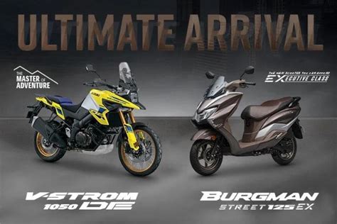 Suzuki Ph Unveils V Strom De Burgman Street Ex