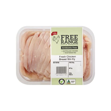 Buy Coles Rspca Approved Free Range Chicken Stir Fry Approx G Coles